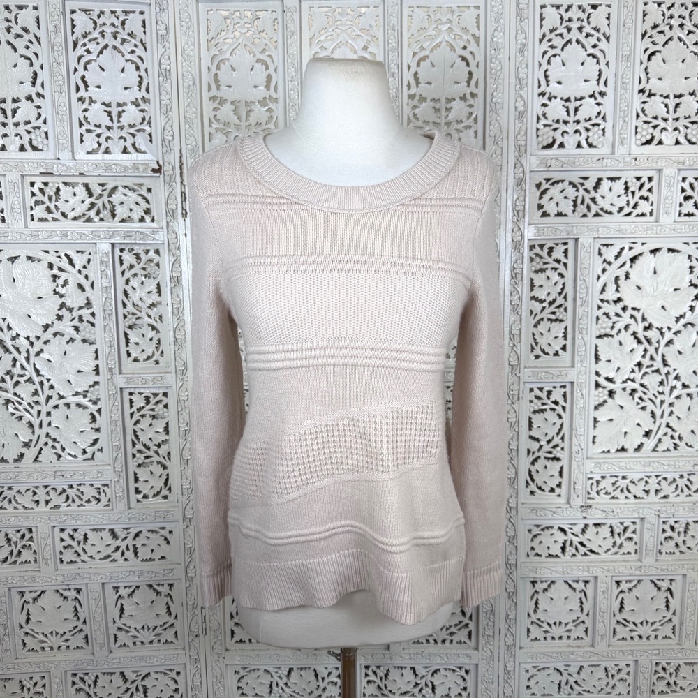 Diane Von Furstenberg Cashmere Wool Old Money Luxury Sweater Womens Small